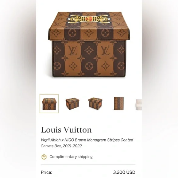 SOLD EUC Louis Vuitton X Nigo Monogram Beauty Box - Picture 7 of 8